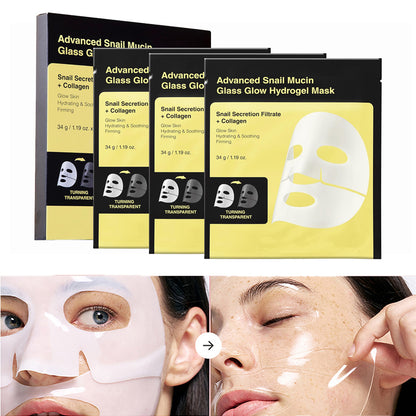 מארז 3 מסכות קולגן והידרוג'ל עם ריר חלזונות COSRX