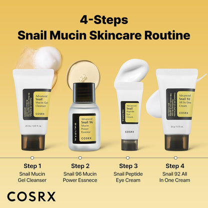 סט טיפוח קוריאני COSRX – סדרת Snail Mucin האהובה